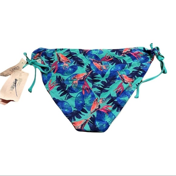 Carve Designs Bikini Bottom NWT Bermuda Style Mint Paradise Print Size XL - Picture 2 of 8